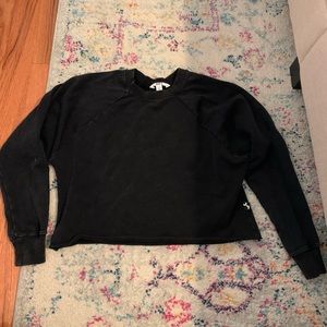 JOY LAB Black Cropped Sweater (extra small)